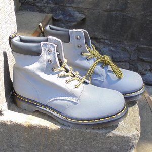 Women's Dr Martens Concrete Greasy Suede Boots